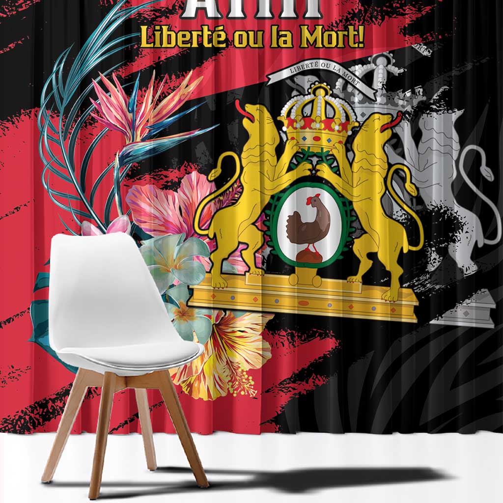 First Empire of Haiti 1804-1806 Window Curtain Liberté ou la Mort!