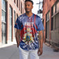 Personalized Second Anpi an Ayiti Baseball Jersey Imperial Haiti Coat Of Arms Tropical Flowers