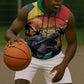 Personalised Afro Seychelles Sleeveless Zip Hoodie Aldabra Giant Tortoise With Beach Sunset - African Pride