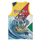 Personalised Afro Seychelles Basketball Jersey Sailfish With Coat Of Arms LT15
