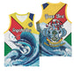 Personalised Afro Seychelles Basketball Jersey Sailfish With Coat Of Arms LT15