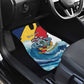 Personalised Afro Seychelles Car Mats Sailfish With Coat Of Arms