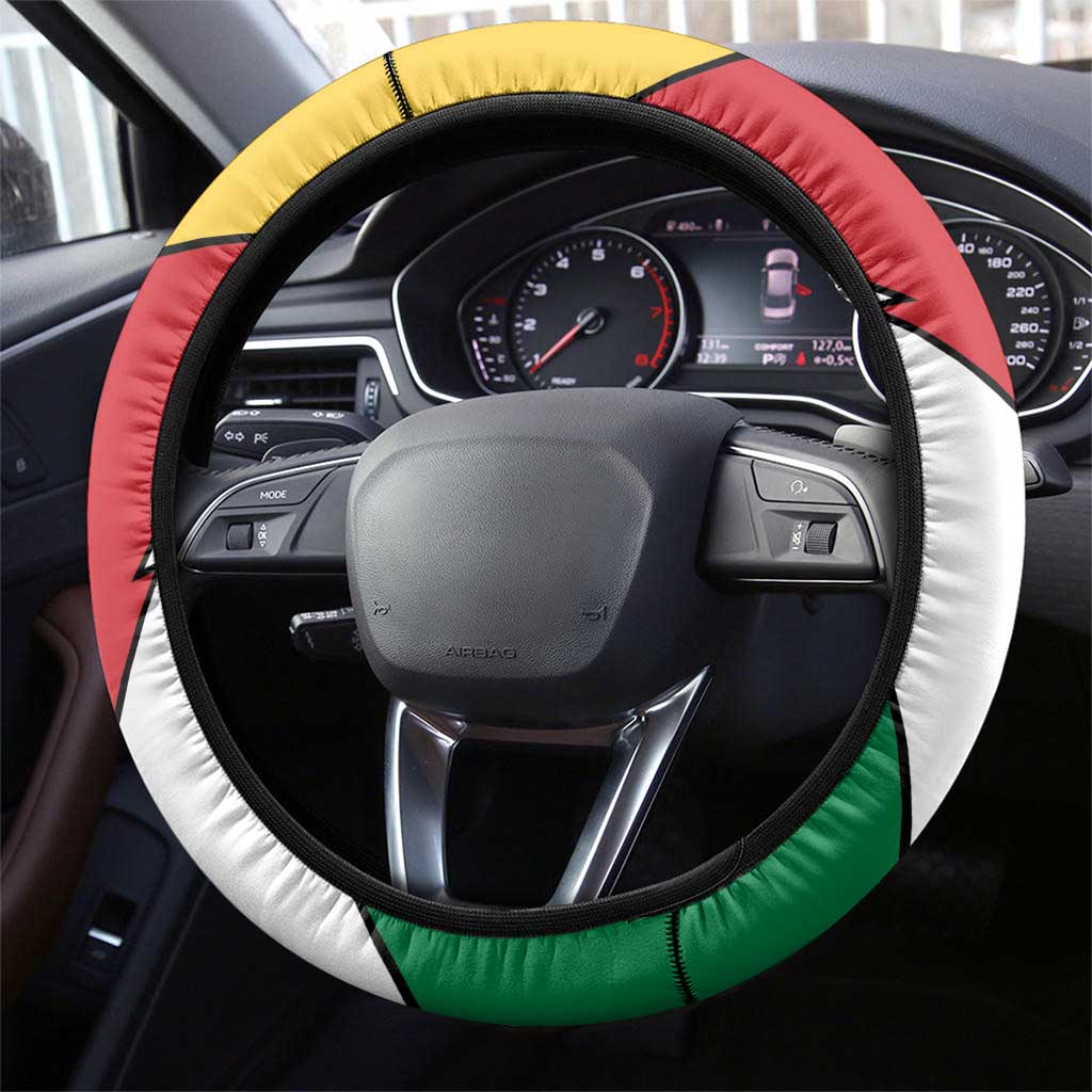Afro Seychelles Steering Wheel Cover Sailfish With Coat Of Arms