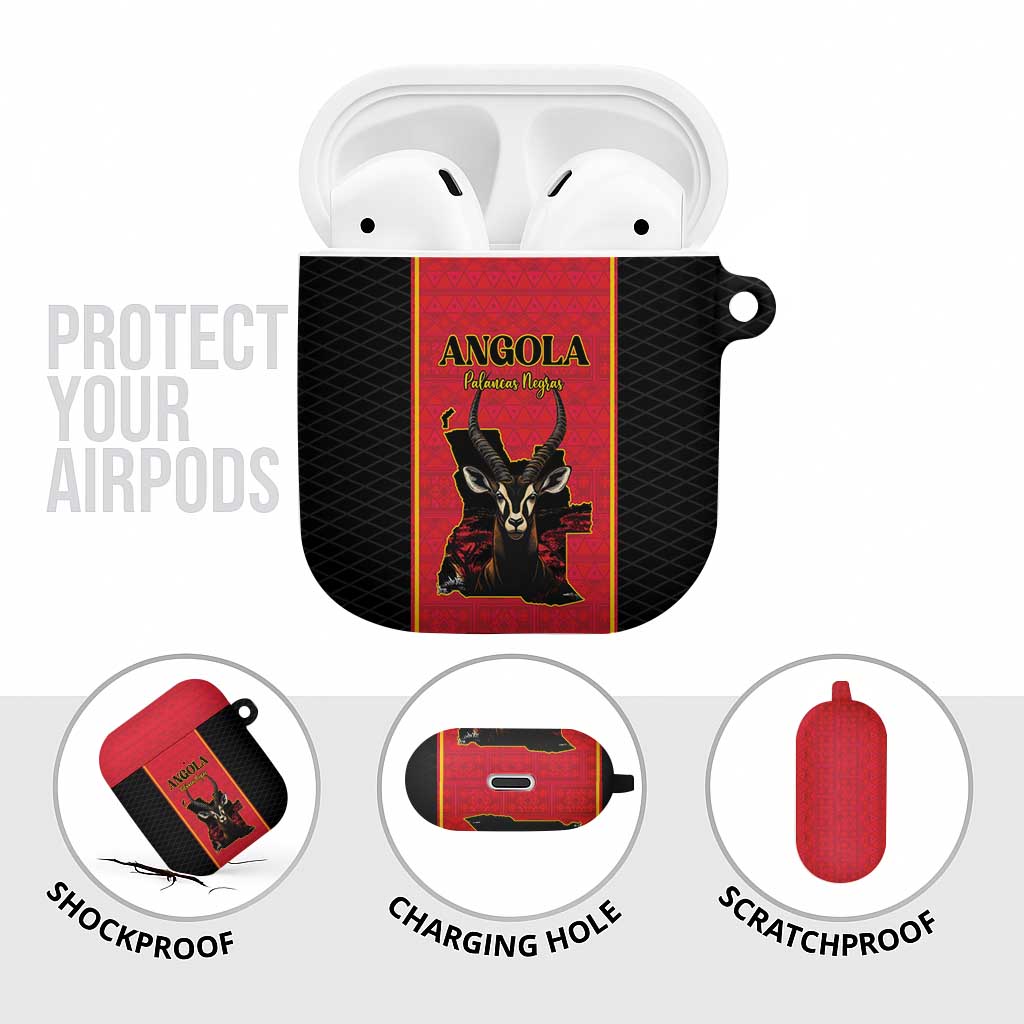 Angola Football AirPods Case Come On Palancas Negras - African Pride