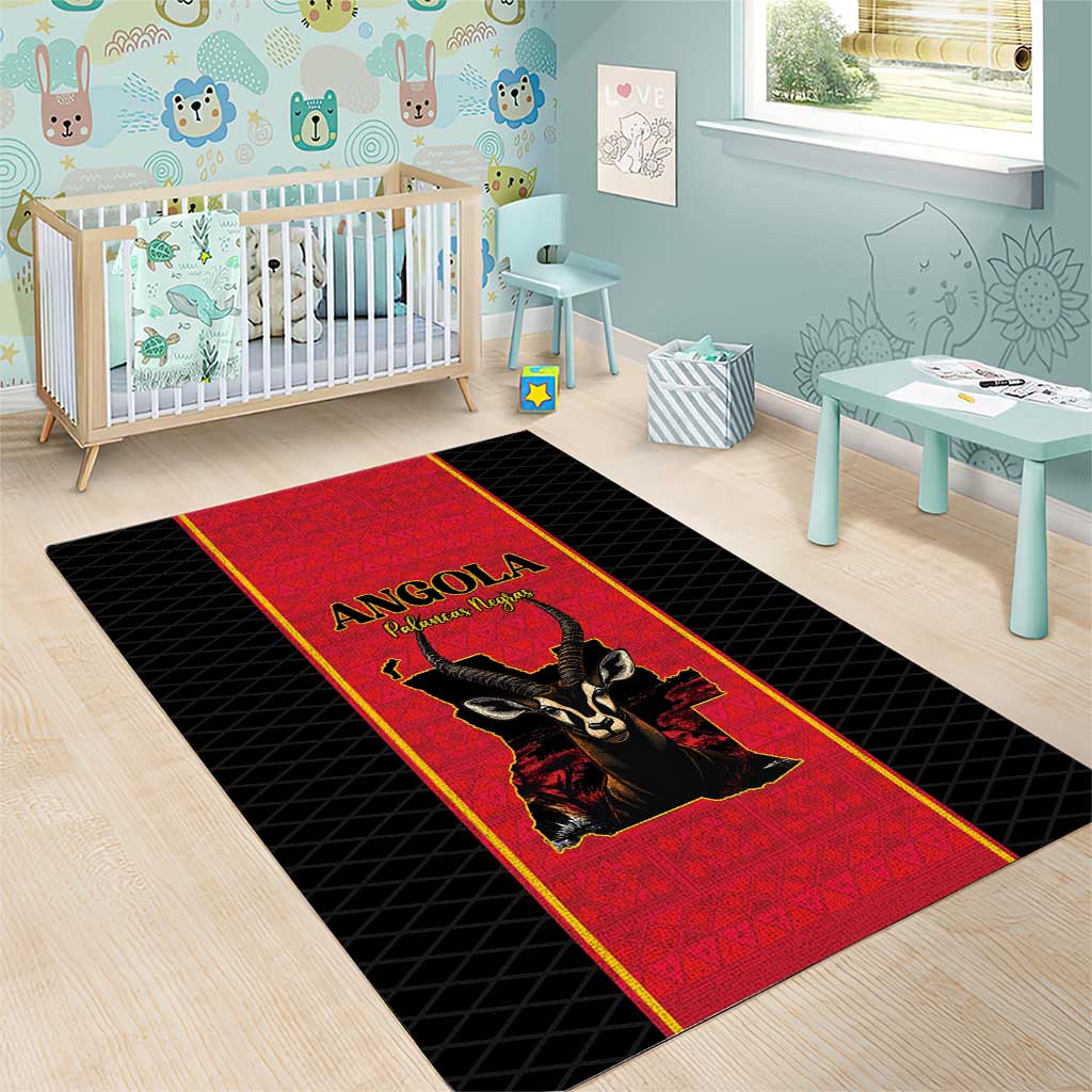 Angola Football Area Rug Come On Palancas Negras - African Pride