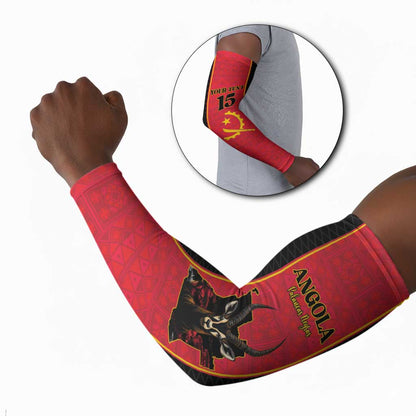Custom Angola Football Arm Sleeves Come On Palancas Negras - African Pride