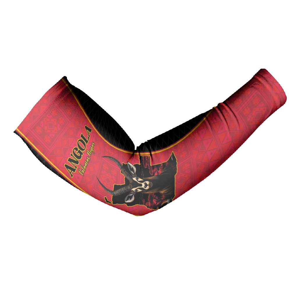 Custom Angola Football Arm Sleeves Come On Palancas Negras - African Pride
