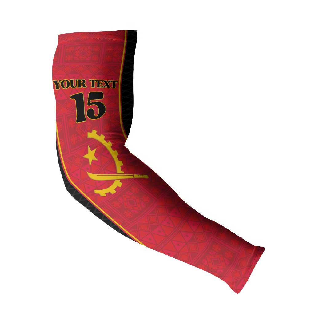 Custom Angola Football Arm Sleeves Come On Palancas Negras - African Pride