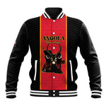 Custom Angola Football Baseball Jacket Come On Palancas Negras - African Pride