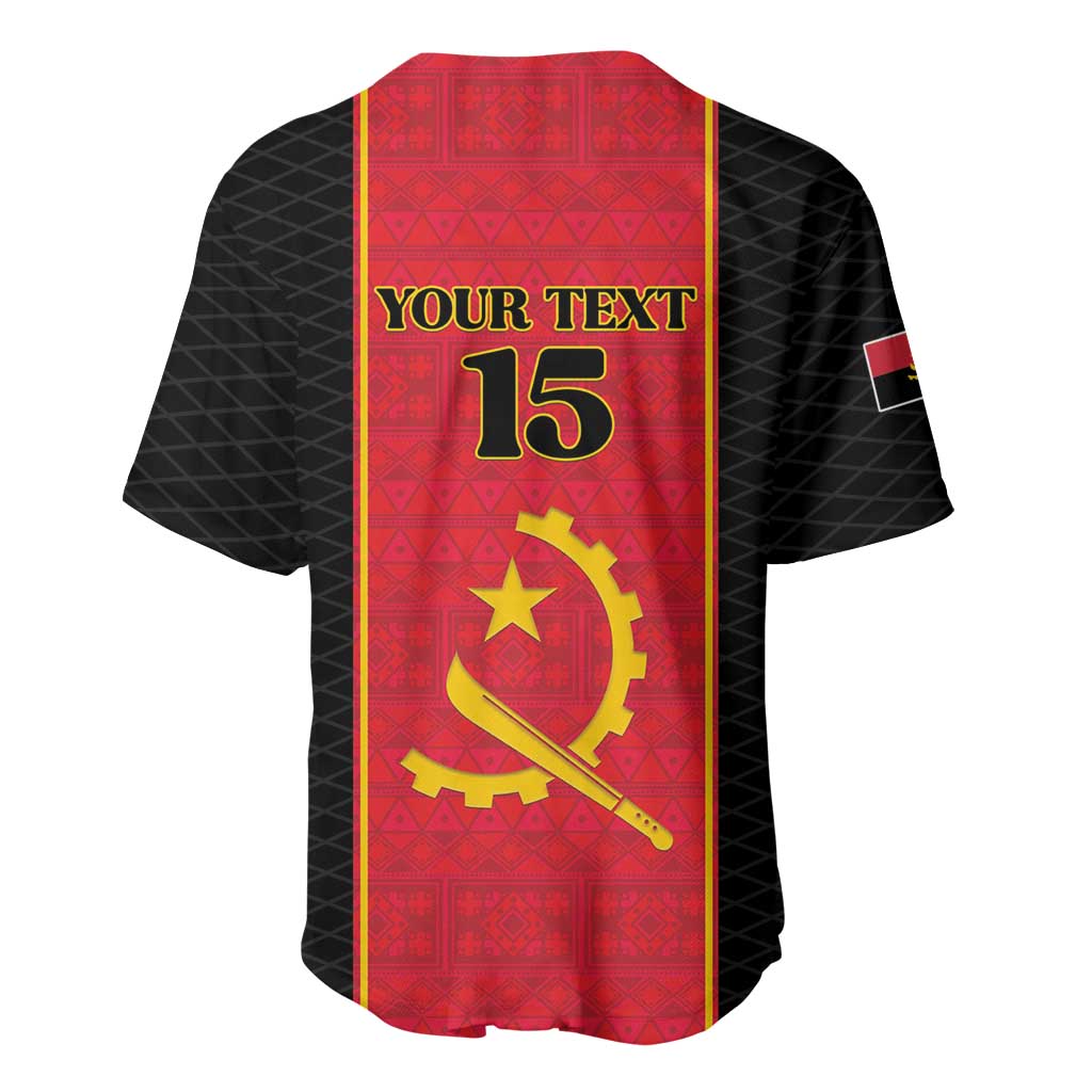Custom Angola Football Baseball Jersey Come On Palancas Negras LT15