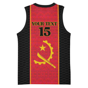 Custom Angola Football Basketball Jersey Come On Palancas Negras - African Pride