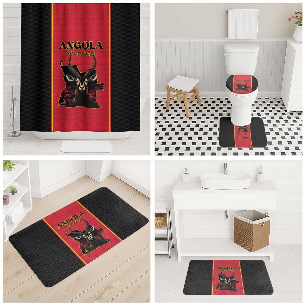 Angola Football Bathroom Set Come On Palancas Negras - African Pride