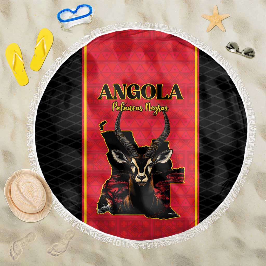 Angola Football Beach Blanket Come On Palancas Negras - African Pride