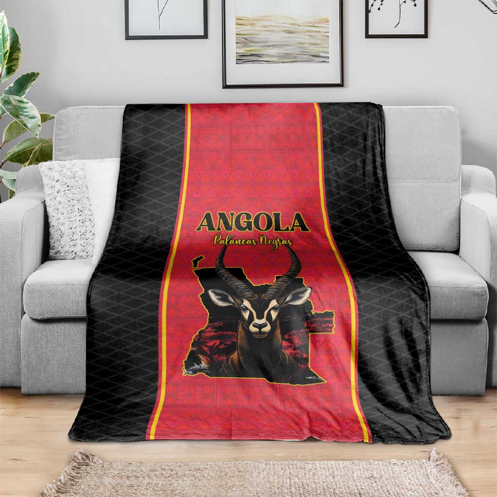 Angola Football Blanket Come On Palancas Negras - African Pride