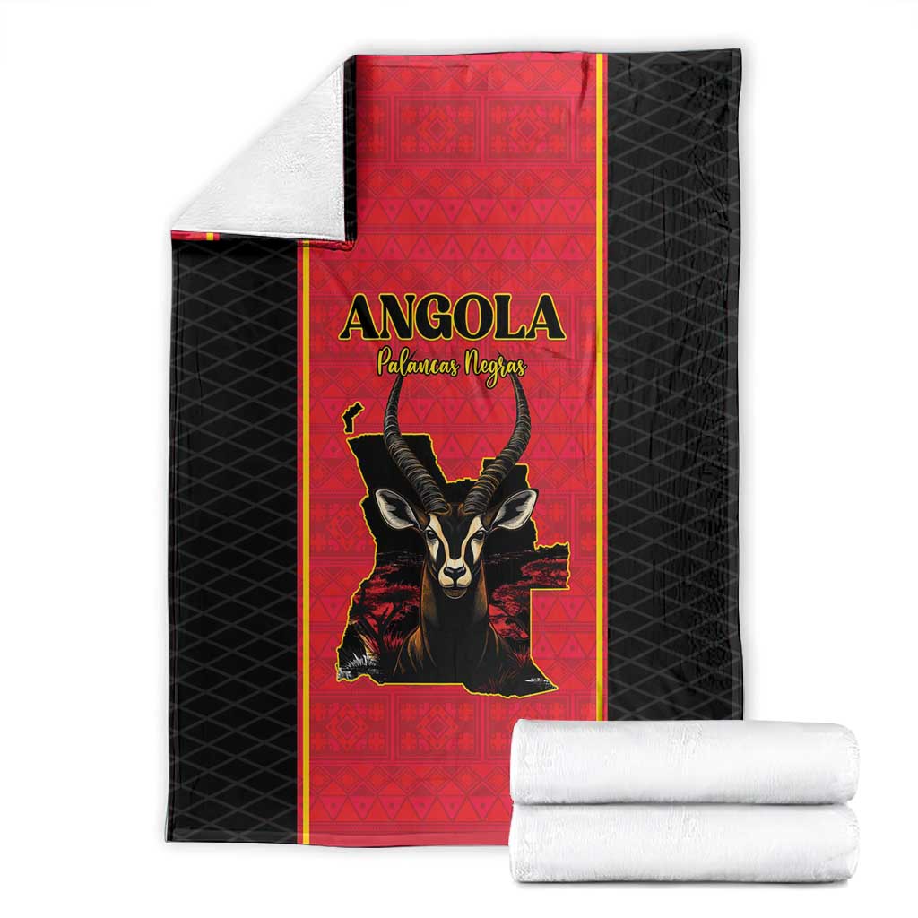 Angola Football Blanket Come On Palancas Negras - African Pride