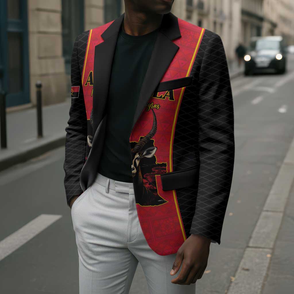 Custom Angola Football Blazer Come On Palancas Negras - African Pride