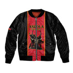 Custom Angola Football Bomber Jacket Come On Palancas Negras - African Pride