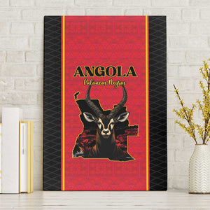 Angola Football Canvas Wall Art Come On Palancas Negras - African Pride