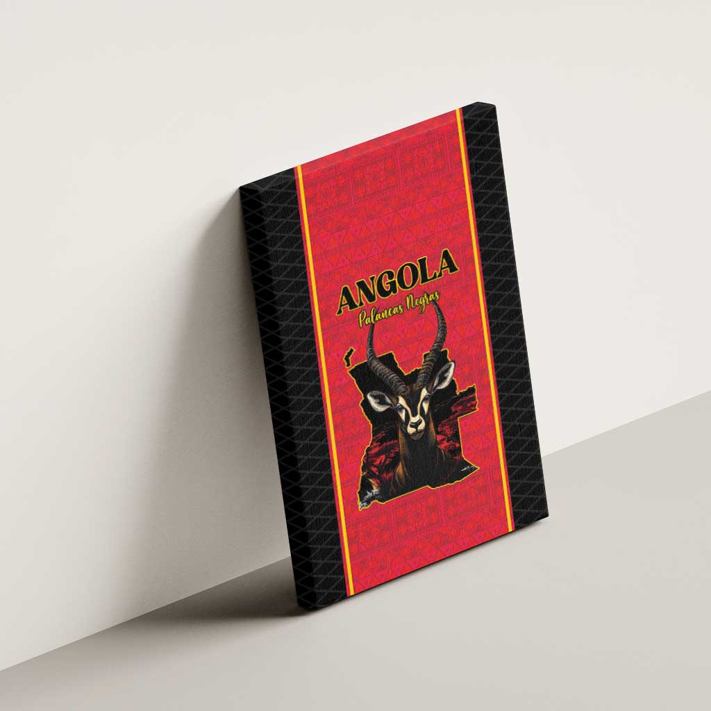 Angola Football Canvas Wall Art Come On Palancas Negras - African Pride