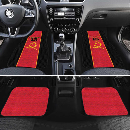 Custom Angola Football Car Mats Come On Palancas Negras - African Pride