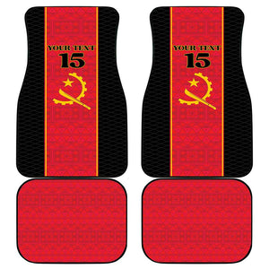 Custom Angola Football Car Mats Come On Palancas Negras - African Pride