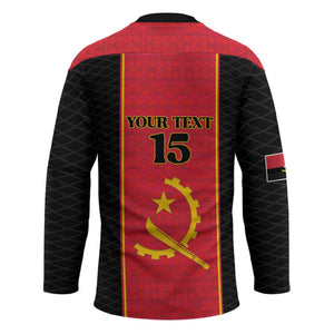 Custom Angola Football Hockey Jersey Come On Palancas Negras - African Pride