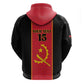 Custom Angola Football Hoodie Come On Palancas Negras - African Pride