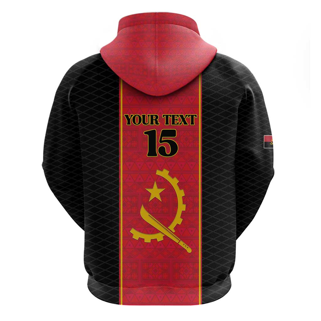 Custom Angola Football Hoodie Come On Palancas Negras - African Pride
