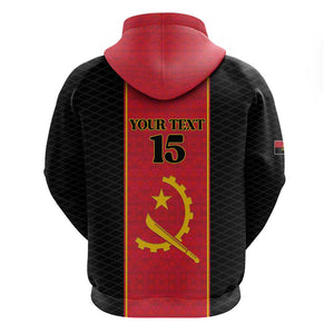 Custom Angola Football Hoodie Come On Palancas Negras - African Pride