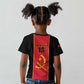 Custom Angola Football Kid T shirt Come On Palancas Negras LT15