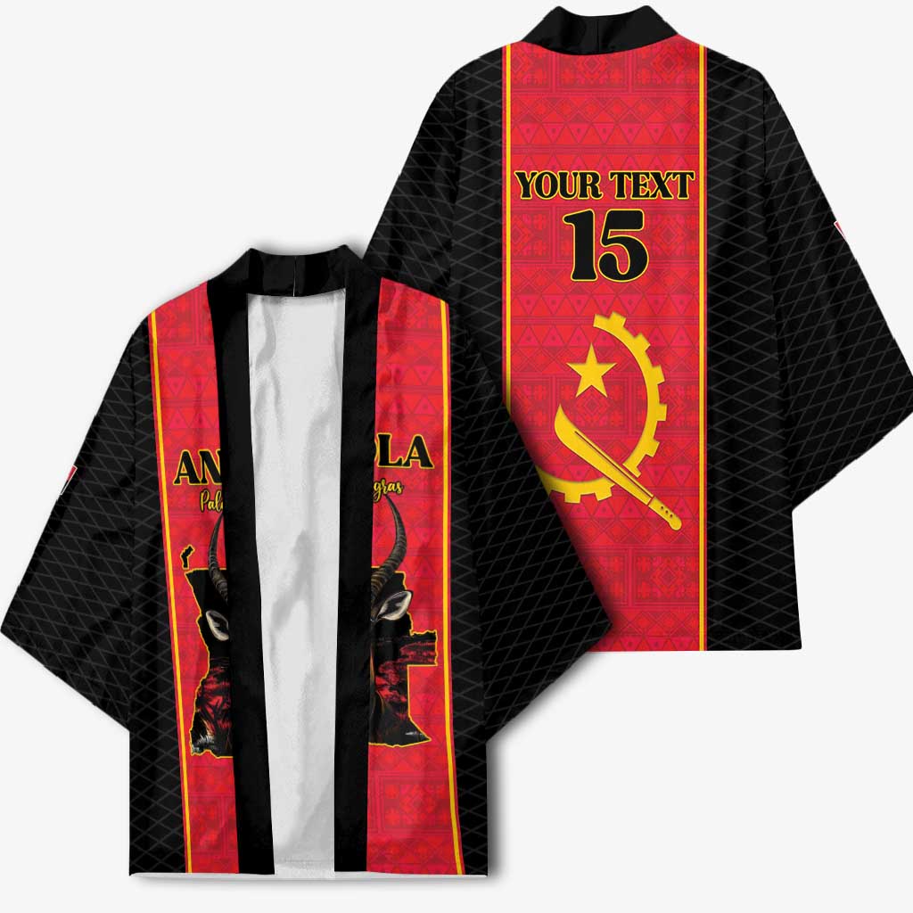 Custom Angola Football Kimono Come On Palancas Negras - African Pride
