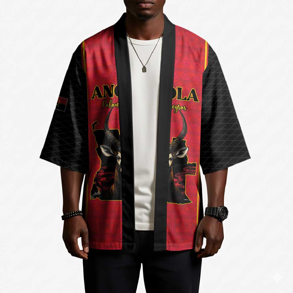 Custom Angola Football Kimono Come On Palancas Negras - African Pride