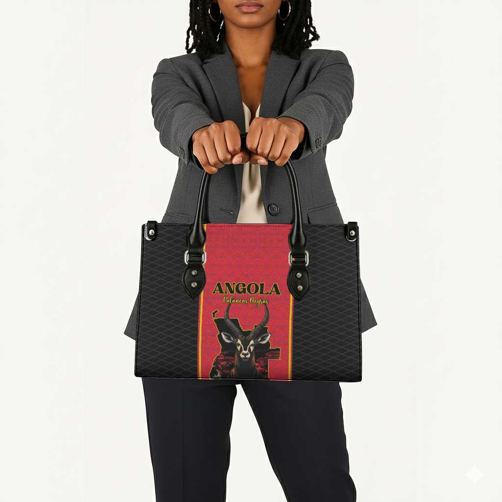 Angola Football Leather Bag Come On Palancas Negras - African Pride