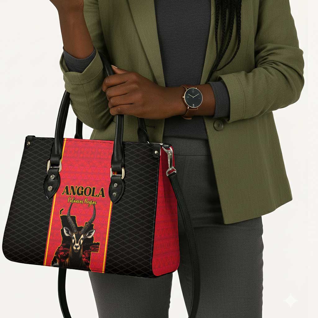 Angola Football Leather Bag Come On Palancas Negras - African Pride