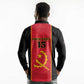 Custom Angola Football Long Sleeve Polo Shirt Come On Palancas Negras - African Pride