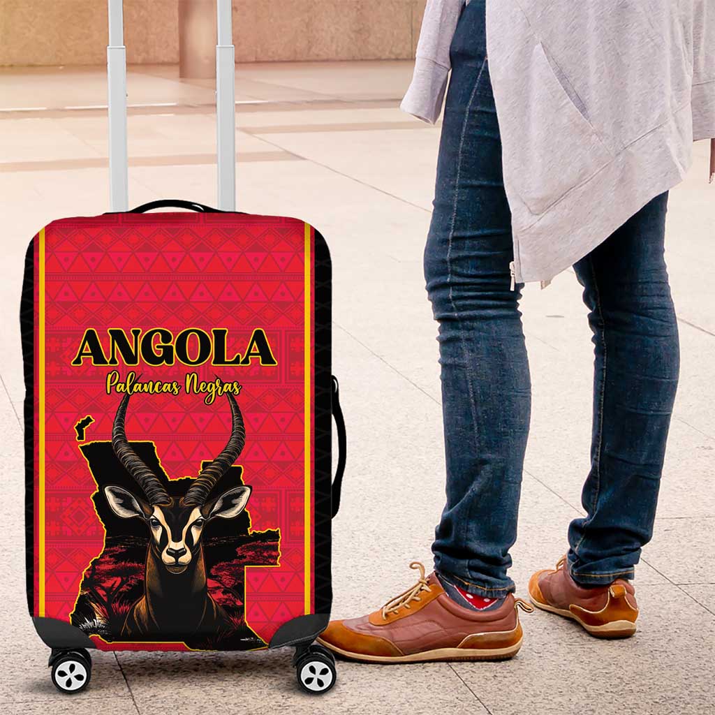 Angola Football Luggage Cover Come On Palancas Negras - African Pride