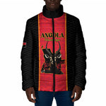 Custom Angola Football Padded Jacket Come On Palancas Negras - African Pride