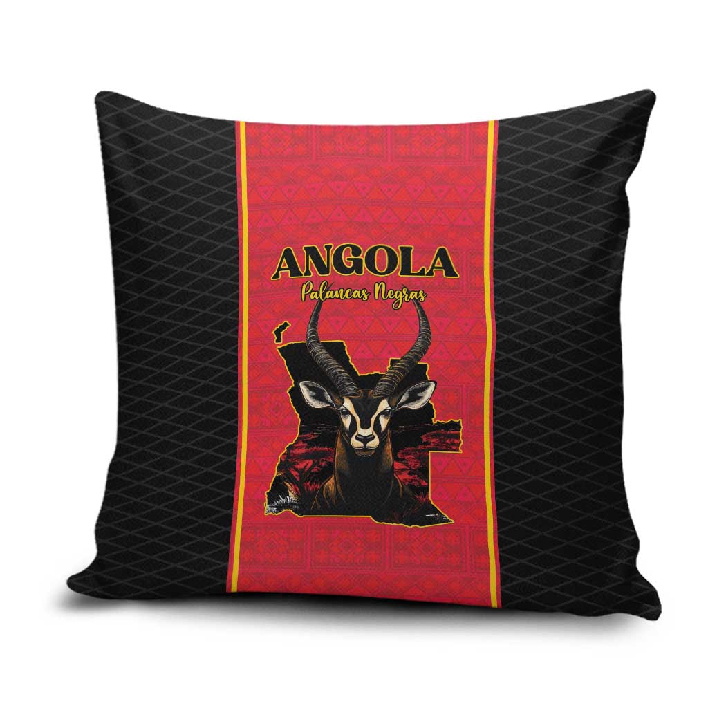 Angola Football Pillow Cover Come On Palancas Negras - African Pride