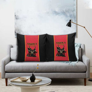Angola Football Pillow Cover Come On Palancas Negras - African Pride