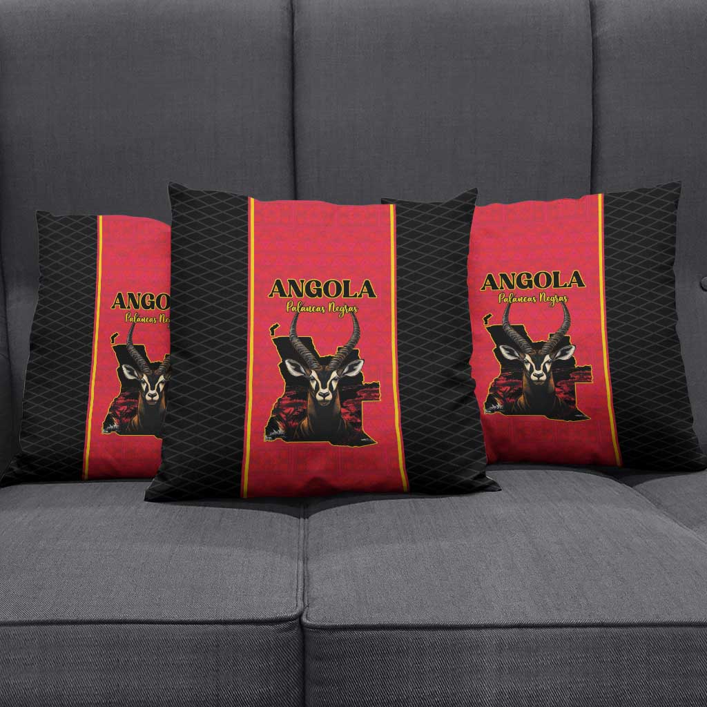 Angola Football Pillow Cover Come On Palancas Negras - African Pride
