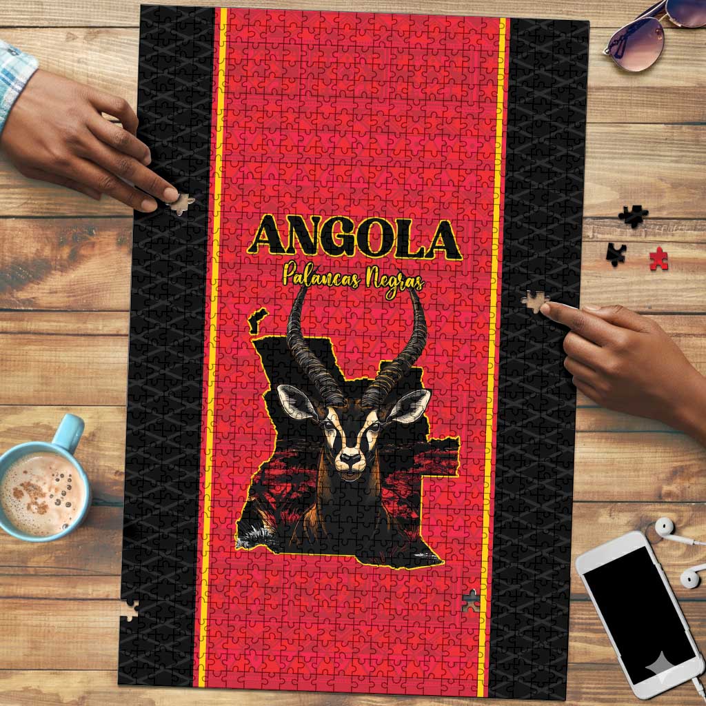 Angola Football Puzzle Come On Palancas Negras - African Pride