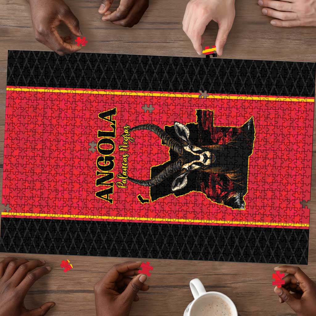 Angola Football Puzzle Come On Palancas Negras - African Pride