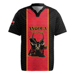 Custom Angola Football Rugby Jersey Come On Palancas Negras LT15