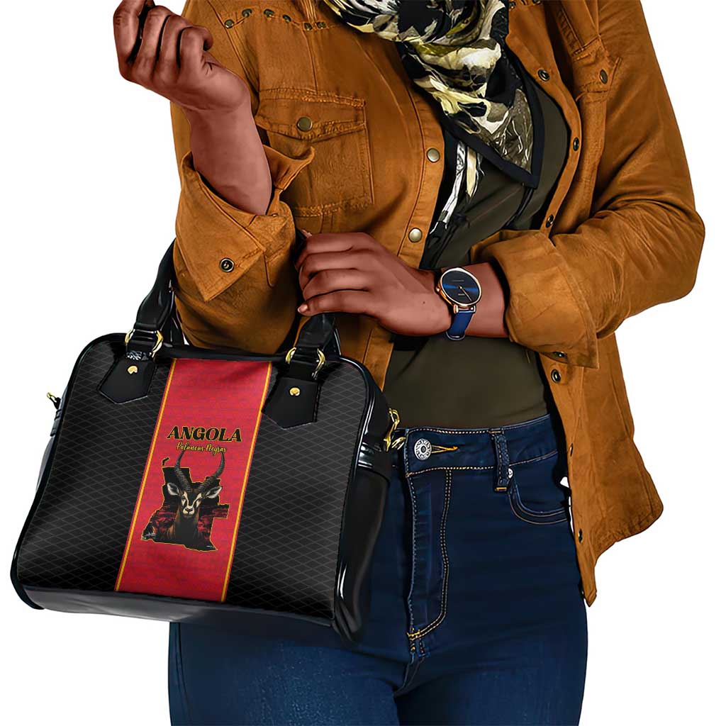 Angola Football Shoulder Handbag Come On Palancas Negras - African Pride