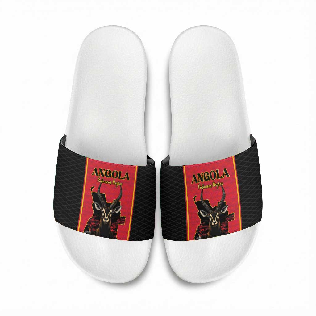Angola Football Slide Sandals Come On Palancas Negras - African Pride