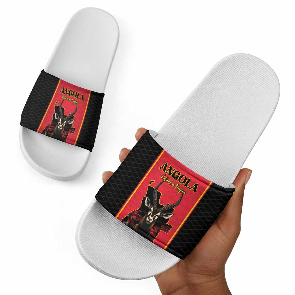 Angola Football Slide Sandals Come On Palancas Negras - African Pride