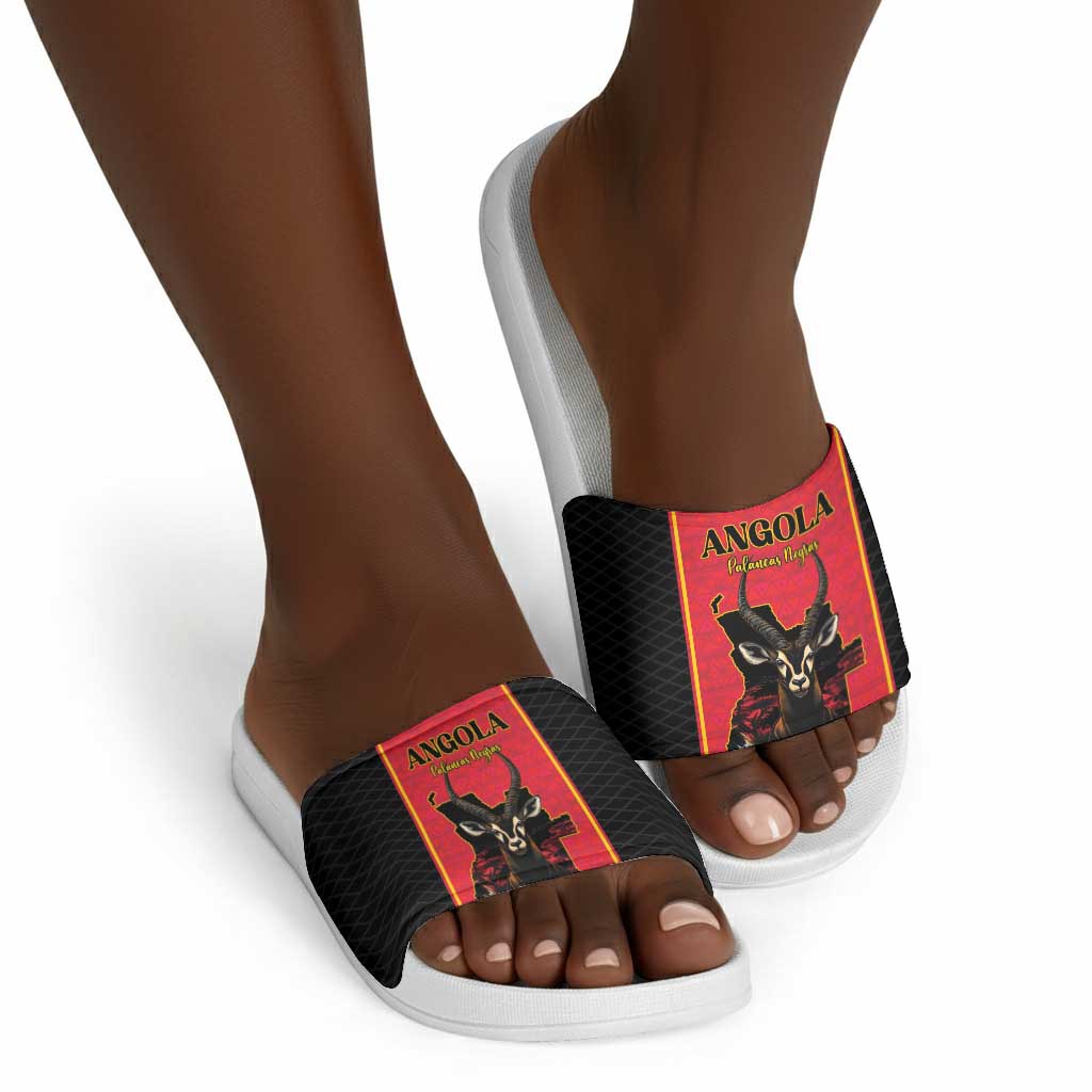Angola Football Slide Sandals Come On Palancas Negras - African Pride