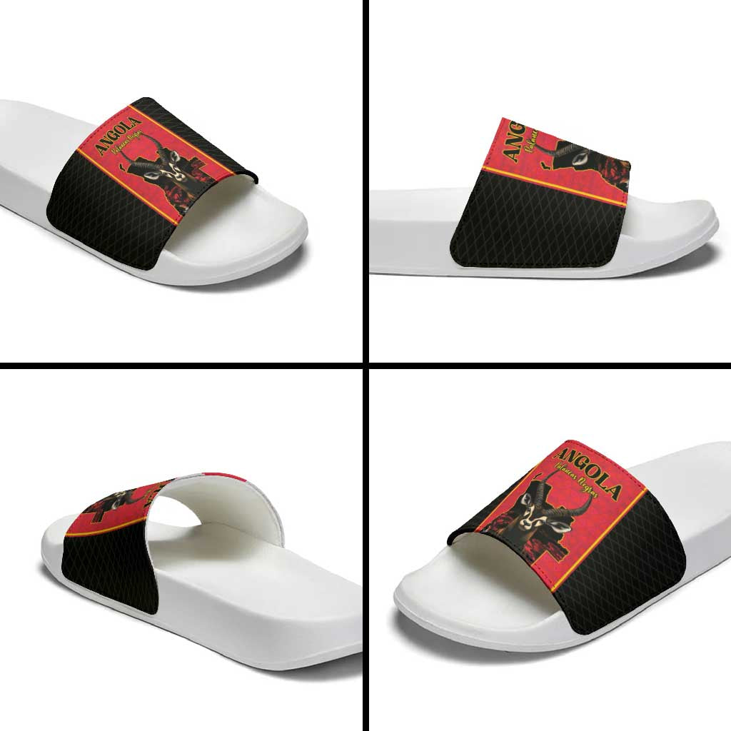 Angola Football Slide Sandals Come On Palancas Negras - African Pride