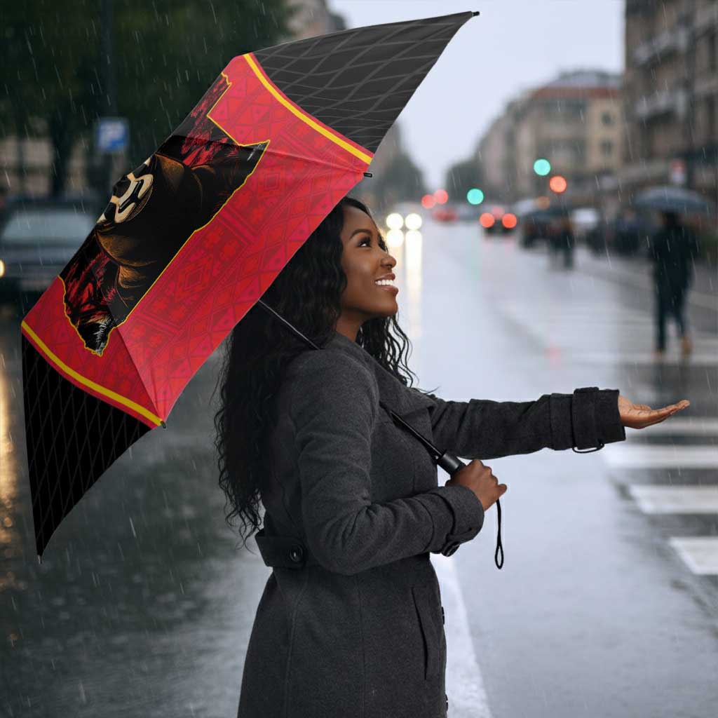Angola Football Umbrella Come On Palancas Negras - African Pride