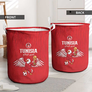 Tunisia Football Laundry Basket Eagles of Carthage Rise - African Pride